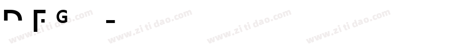 D F G 鹿雅宋字体转换